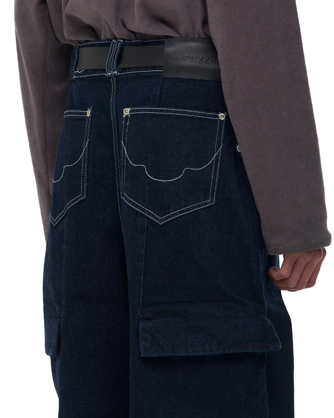 STRAIGHT JEANS NAVY BLUE
