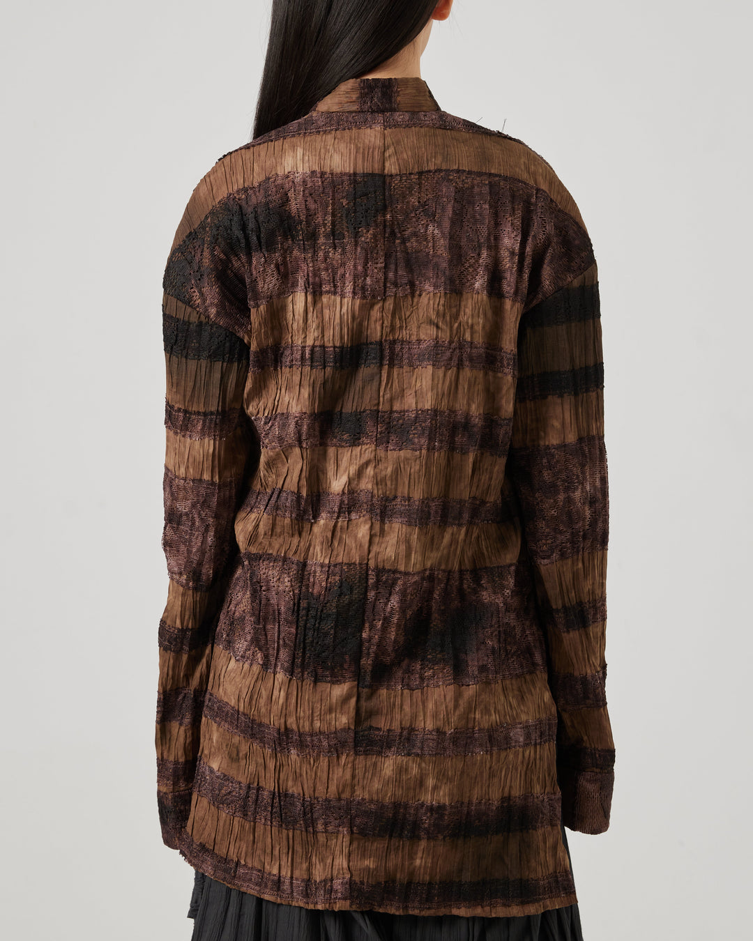Asymmetrical Hand Dyed Shirt
