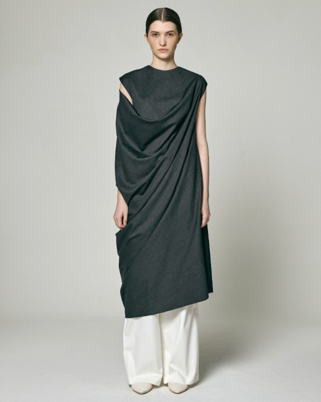 ASYMMETRIC WRAP SLEEVE ONEPIECE
