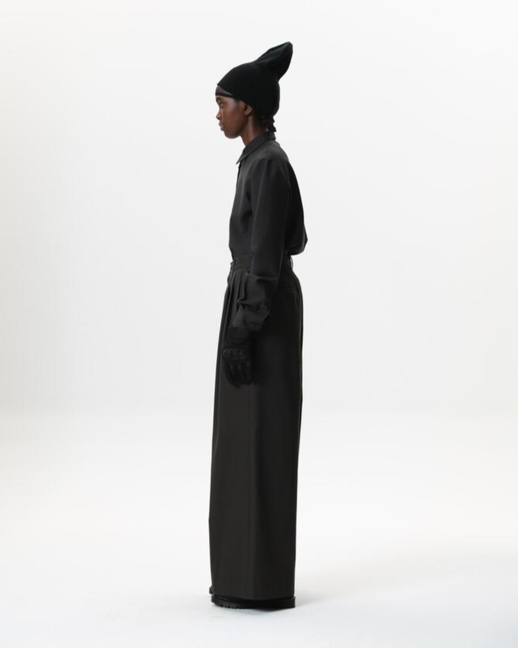 PLEATED WIDE PANTS
