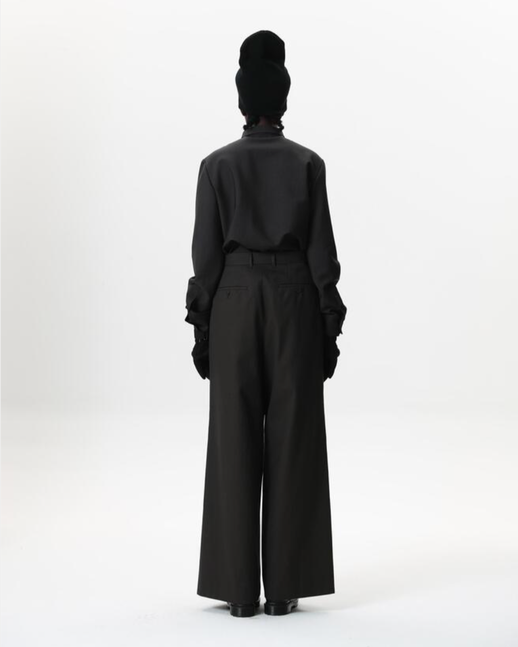 PLEATED WIDE PANTS