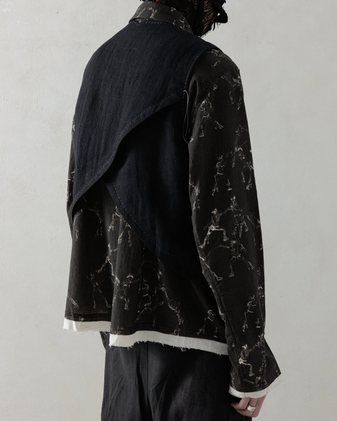 25SS E DOUBLE BREASTED WAISTCOAT