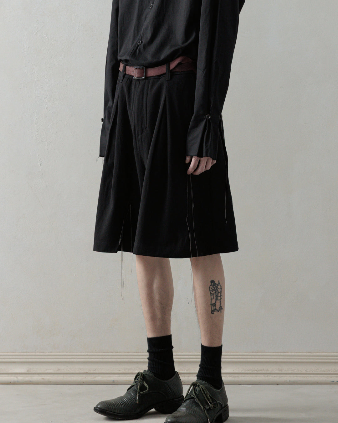 25SS Gathered Shorts