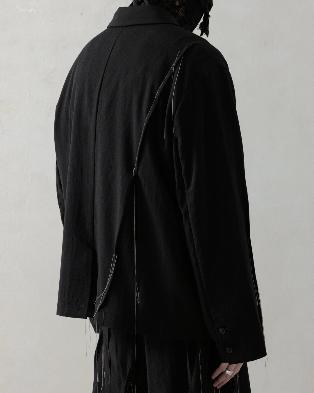 25SS GATHERED BLAZER