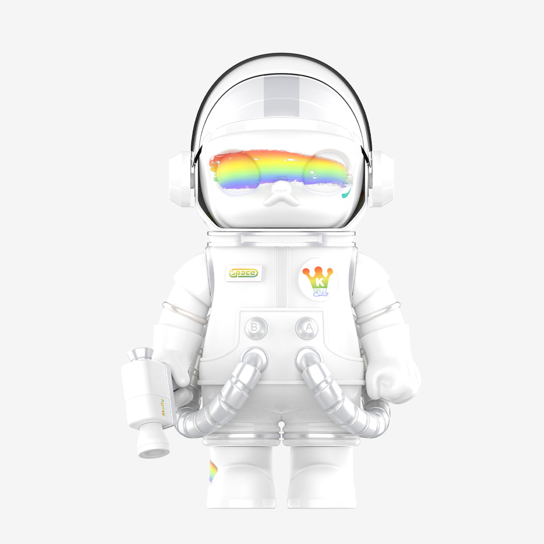 POP MART MEGA Space Molly 400% Rainbow