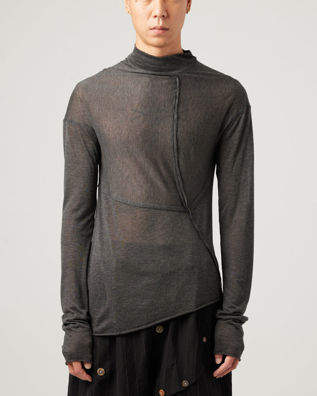25SS HAND DYED LONG SLEEVE TURTLENECK