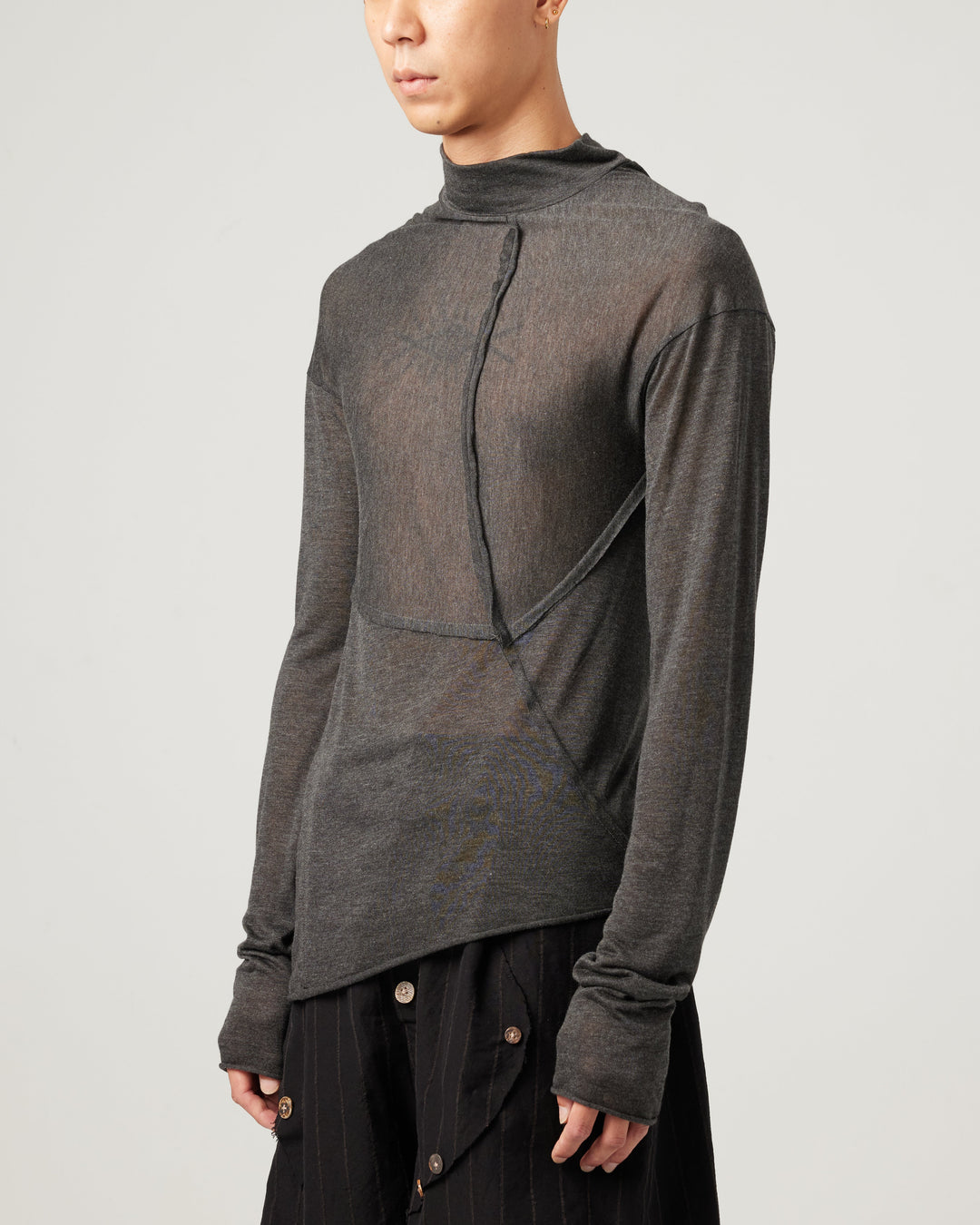 25SS HAND DYED LONG SLEEVE TURTLENECK