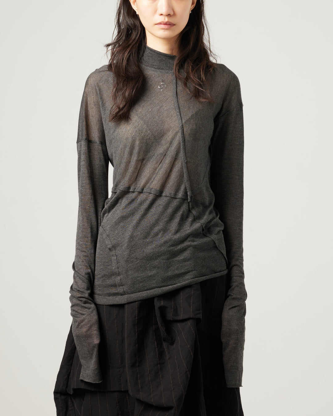 25SS HAND DYED LONG SLEEVE TURTLENECK