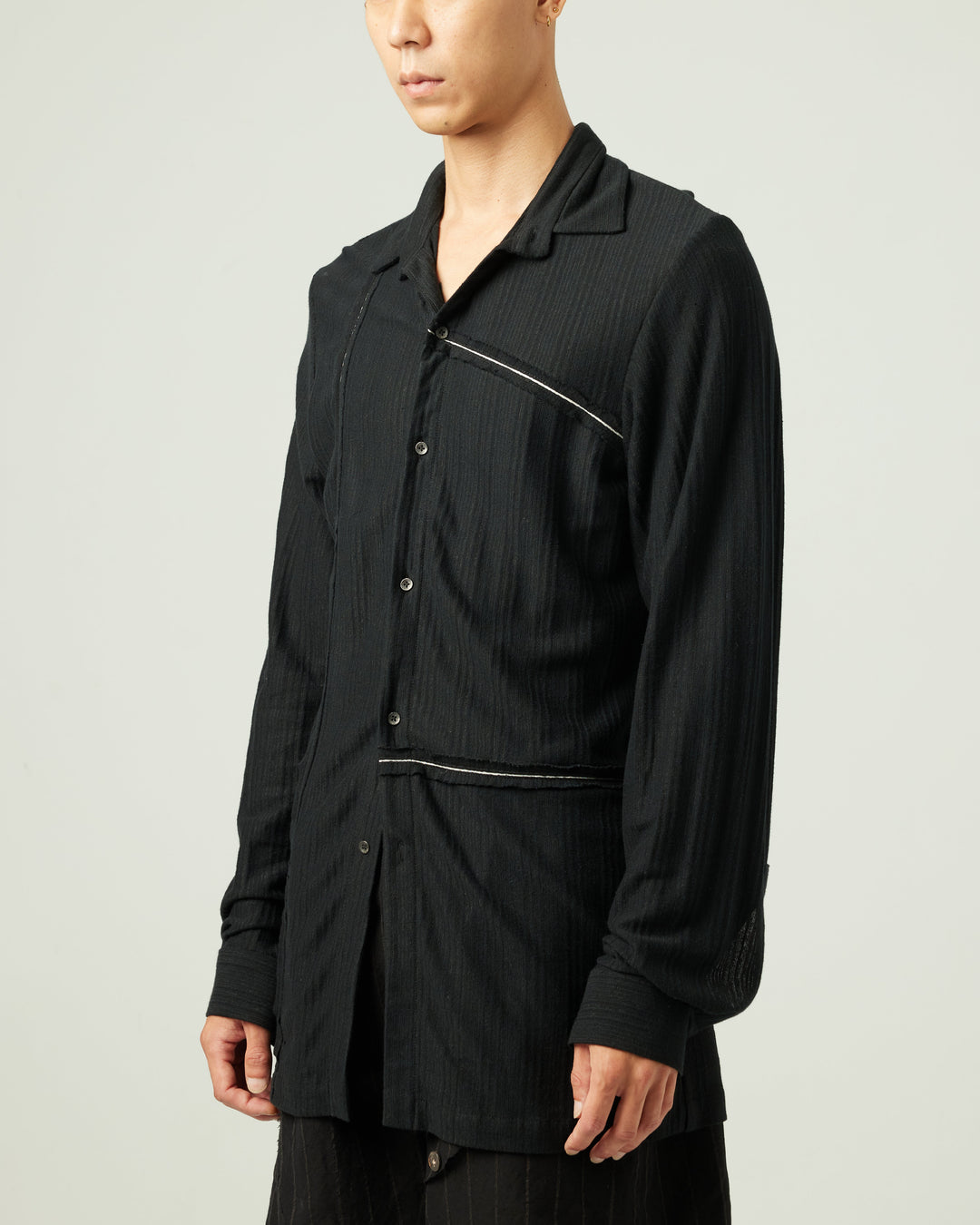 25SS HAND WOVEN PATCH WORK SHIRT