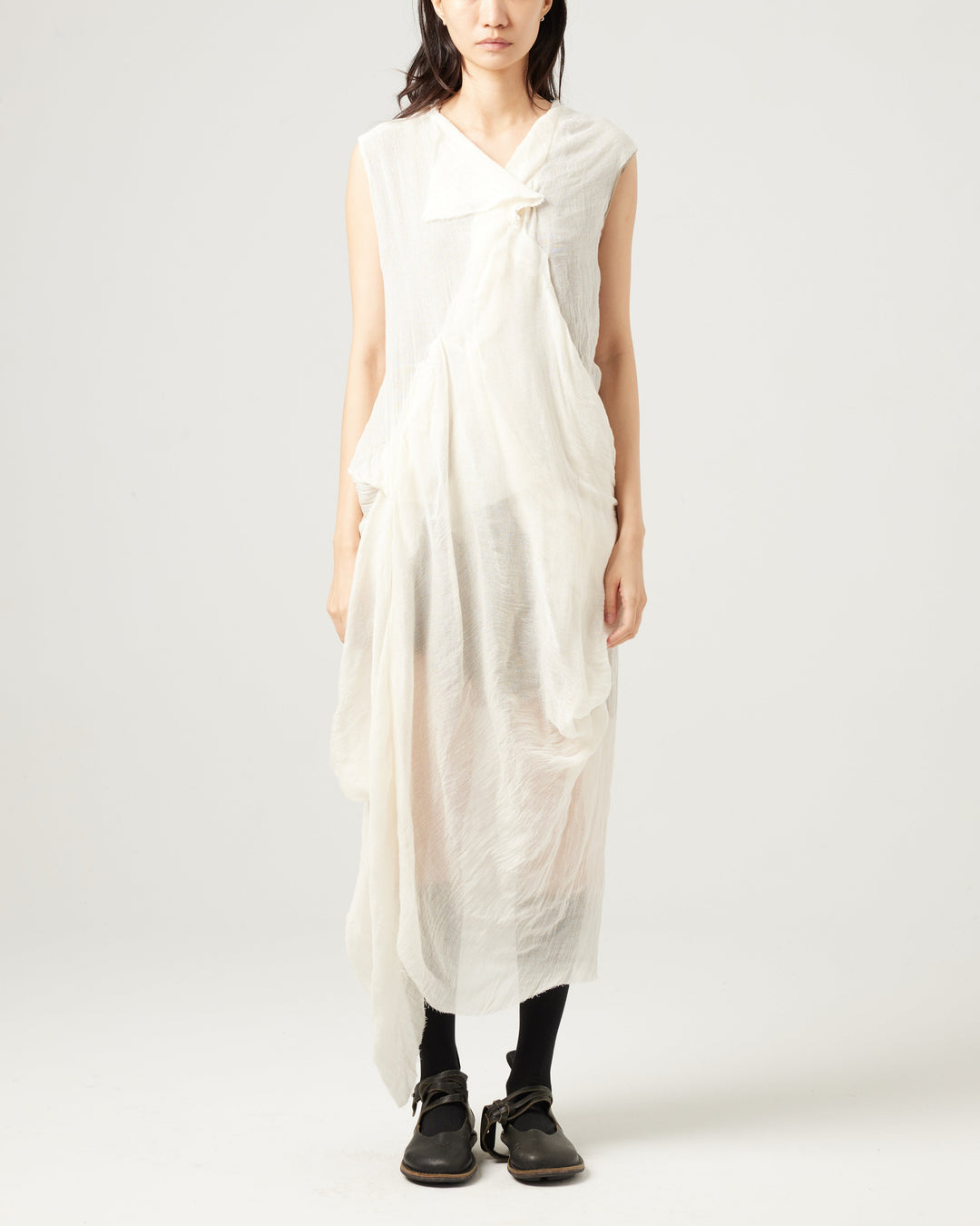 25SS HAND WOVEN STRAPPING DRESS