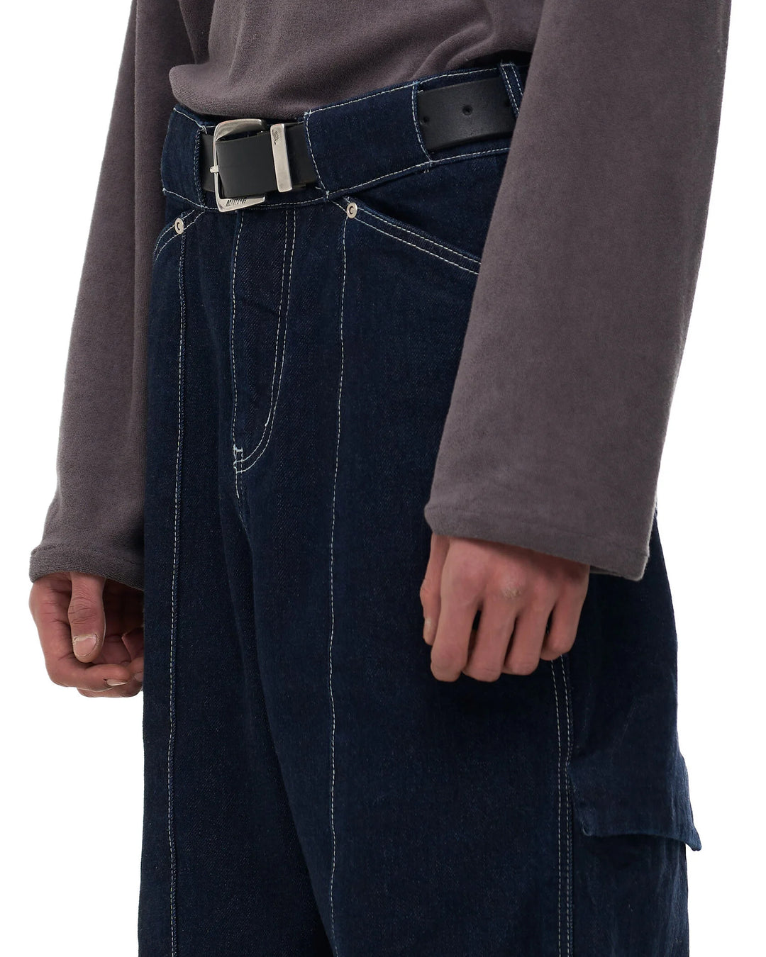 STRAIGHT JEANS NAVY BLUE