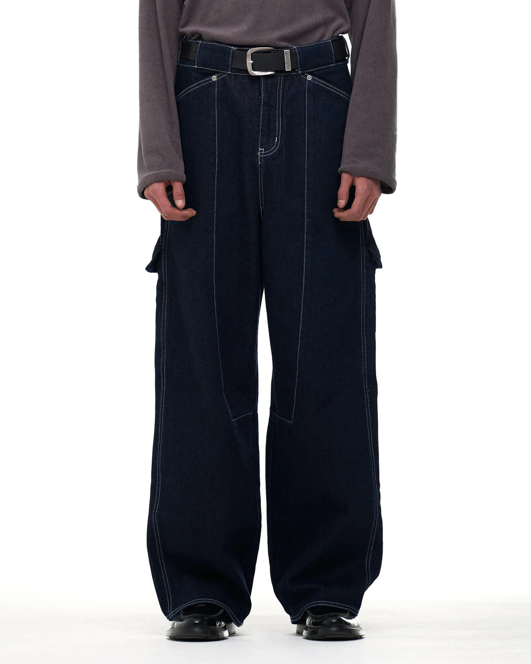 STRAIGHT JEANS NAVY BLUE