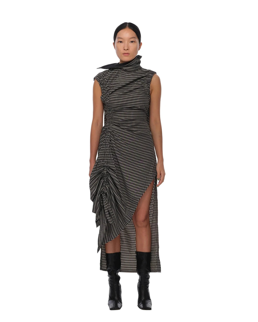 ASYMMETRY EVENING DRESS