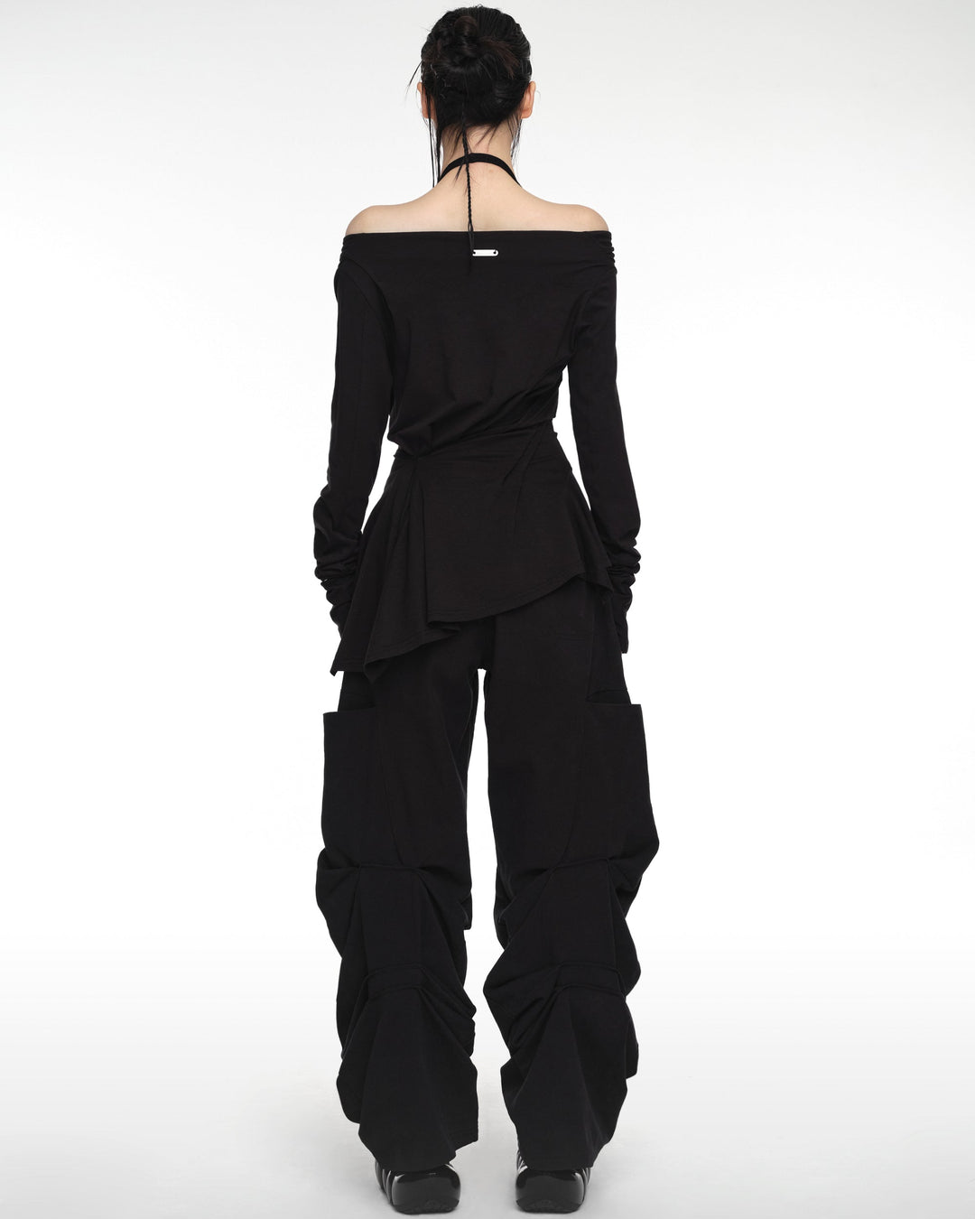 INCLINE DRAPING LONG SLEEVE