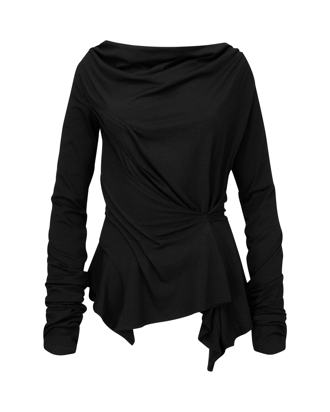 INCLINE DRAPING LONG SLEEVE