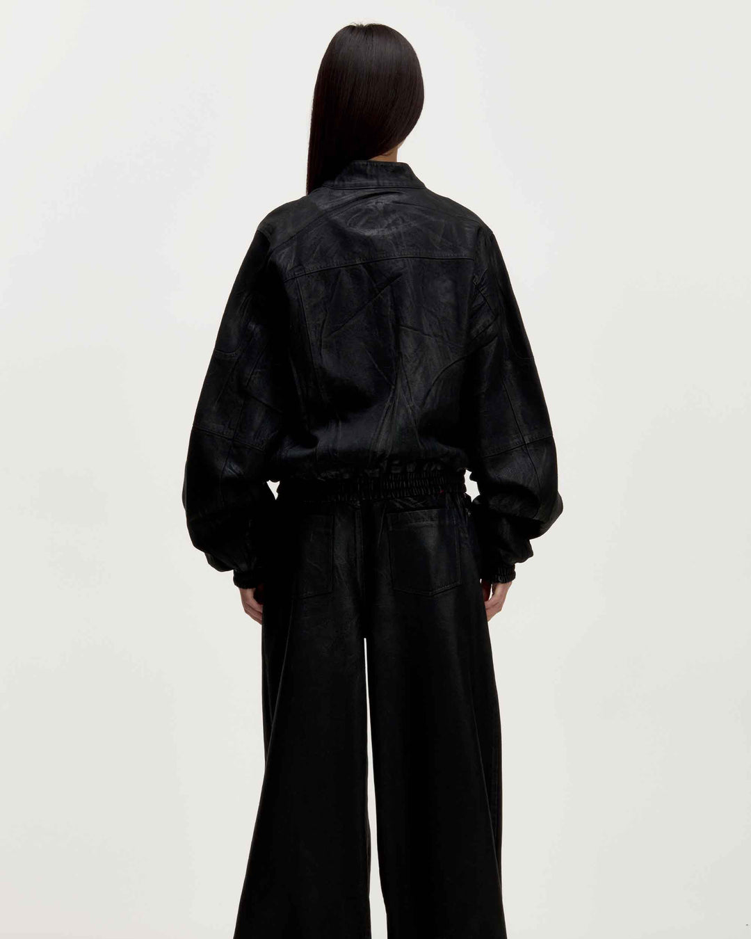 MARRKNULL • Black Dislocation Denim Jacket