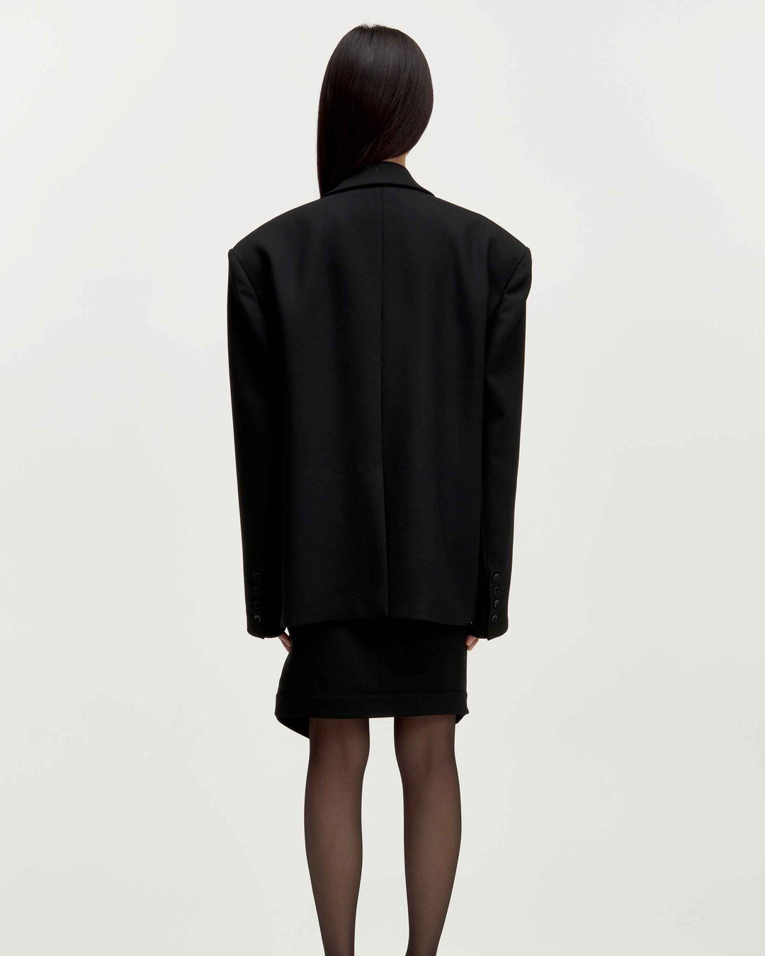 MARRKNULL • Black Wrapped Blazer