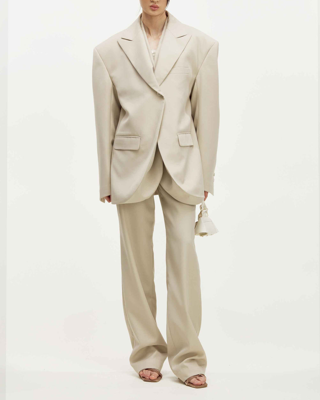 MARKNULL • Beige Dislocation Trousers