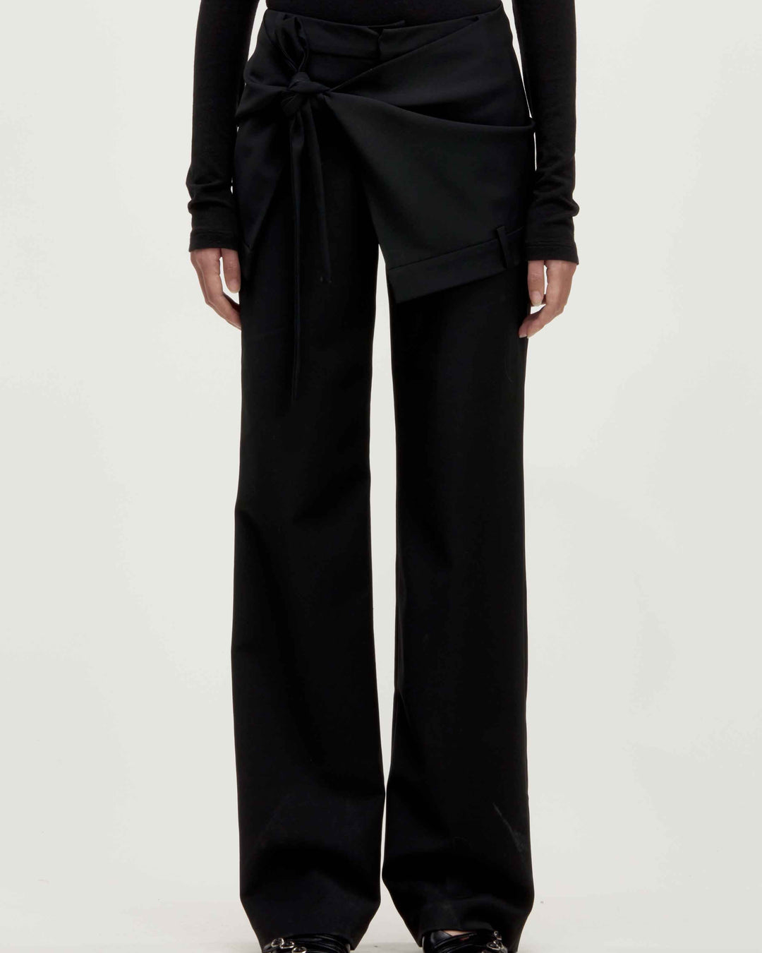 MARRKNULL • Black Dislocation Trousers