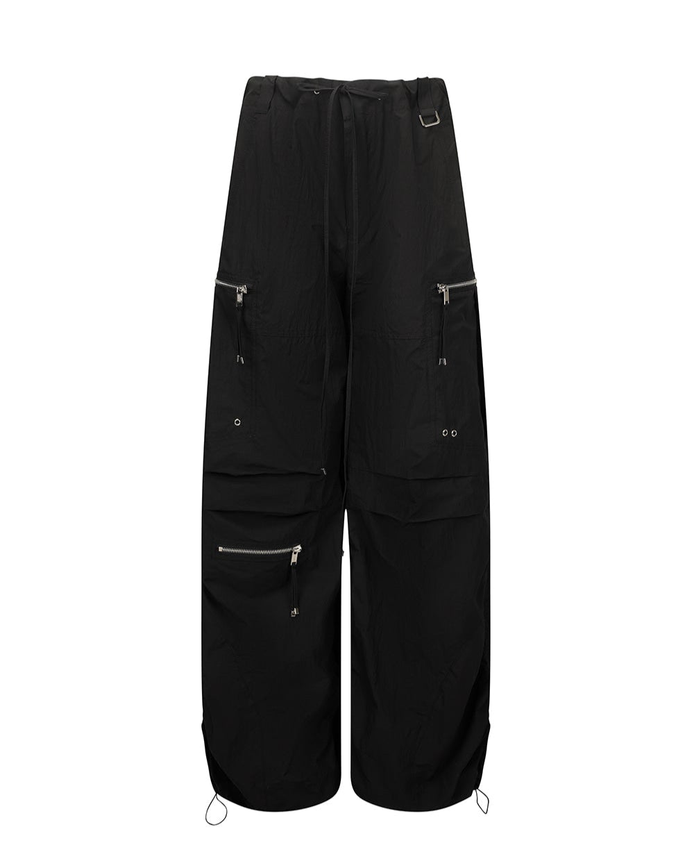 PUCKERING JOGGER PANTS (UNISEX) BLACK