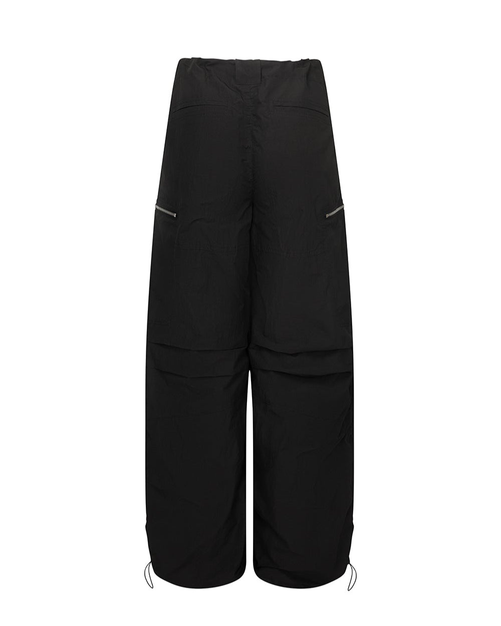PUCKERING JOGGER PANTS (UNISEX) BLACK
