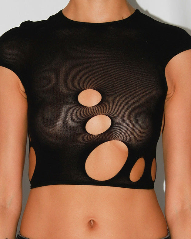 Sheer Cutout Top