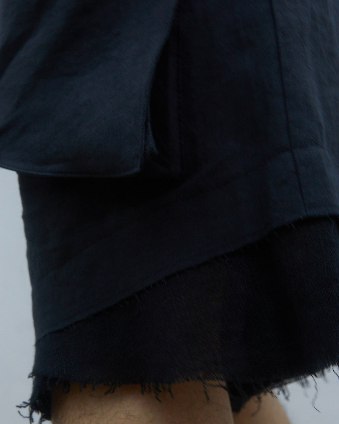 25SS HEMP WAIST BELT CARGO SHORTS