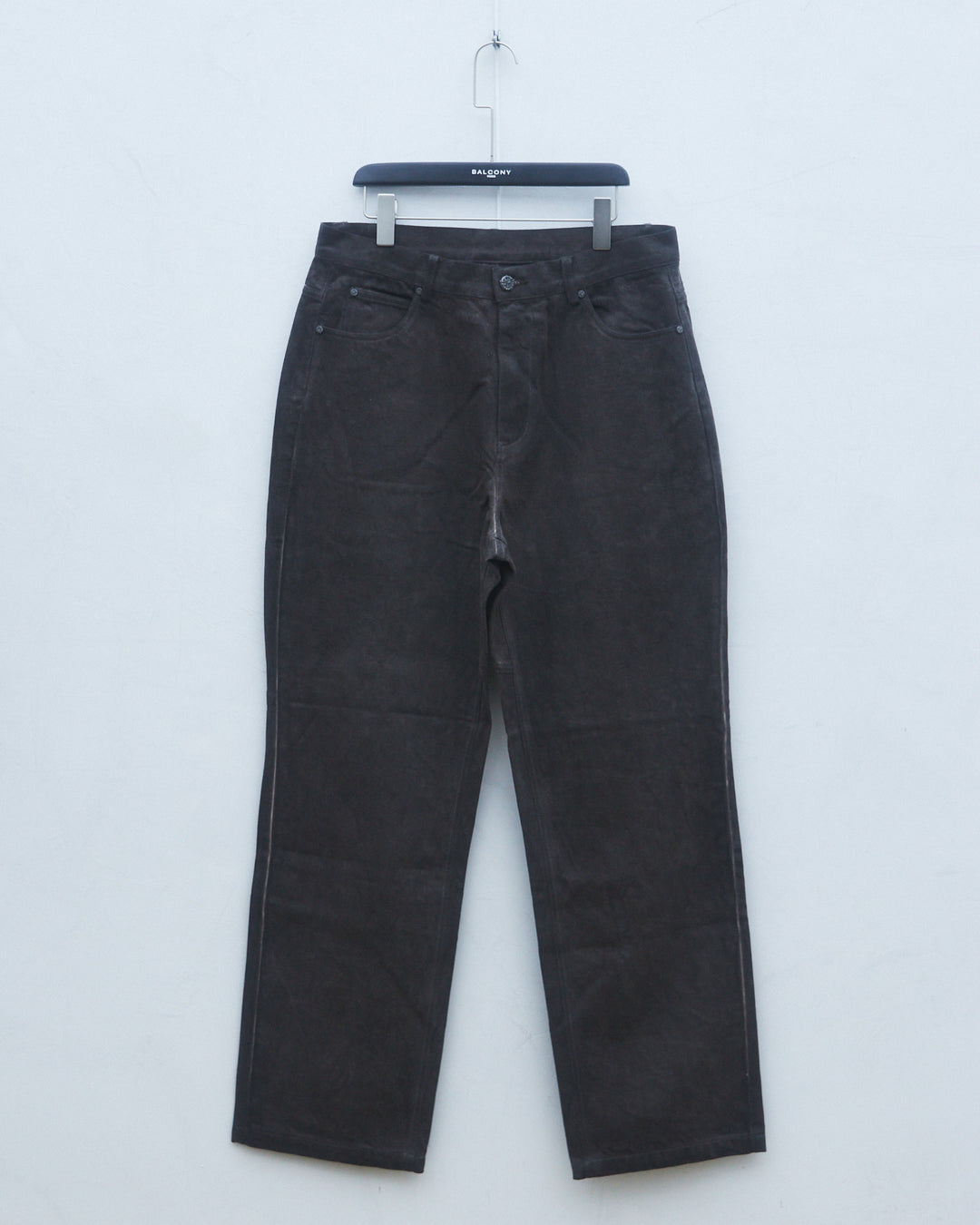 Dyed Brown Denim Jeans