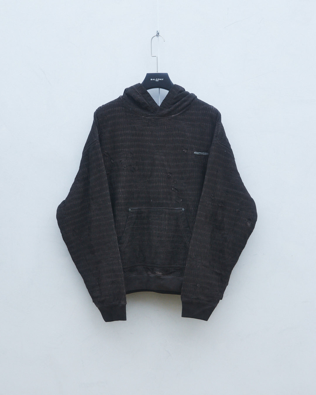 Dyed Brown Boro Hoodie