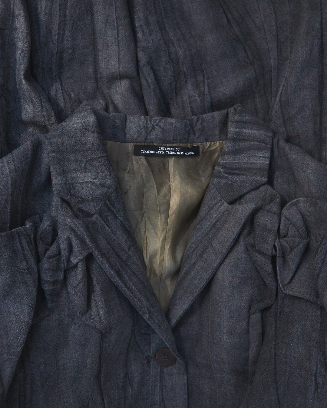25SS HAND DYED STICHED FITTED COAT
