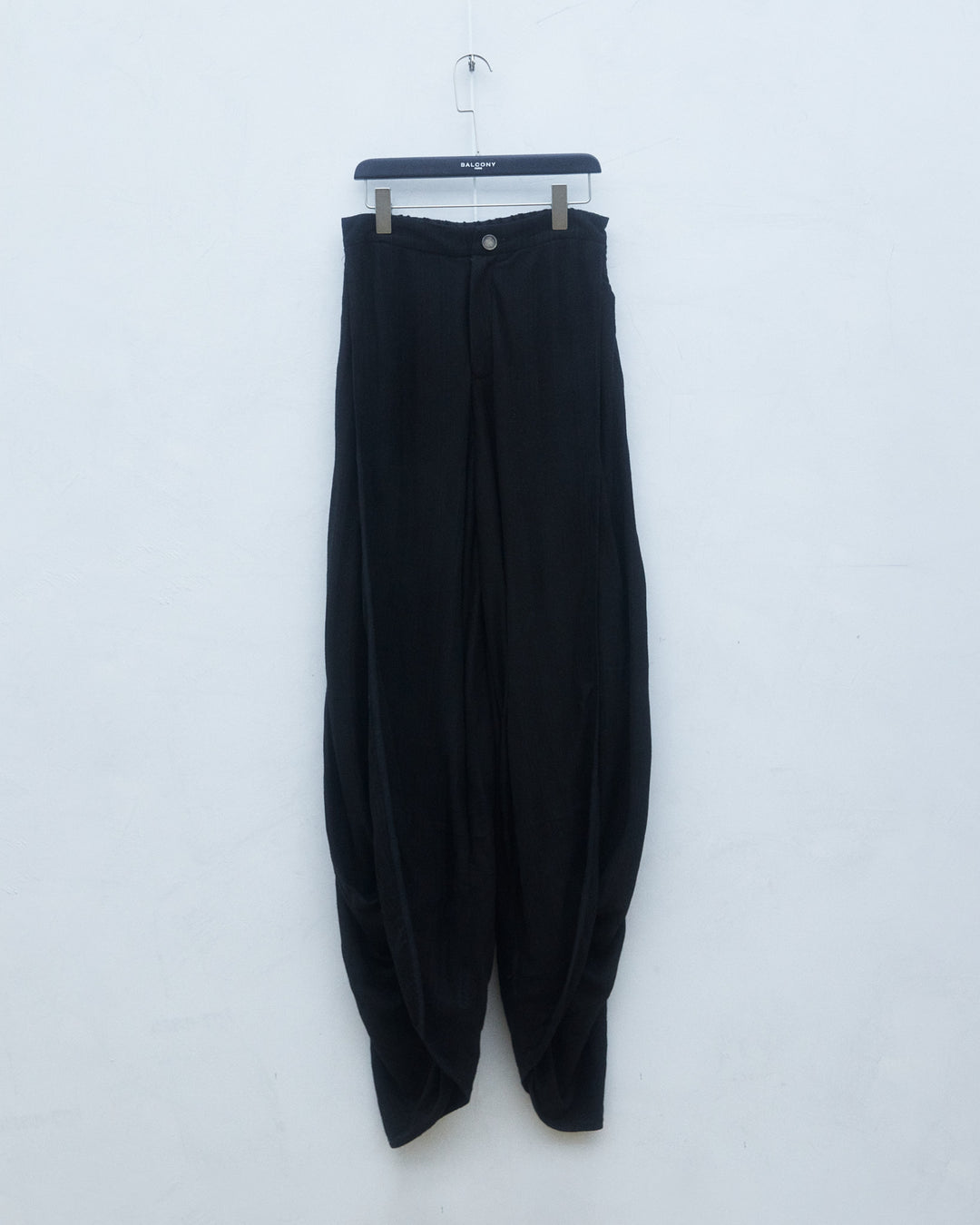 25SS HAND WOVEN DYED WRAPPING TROUSERS