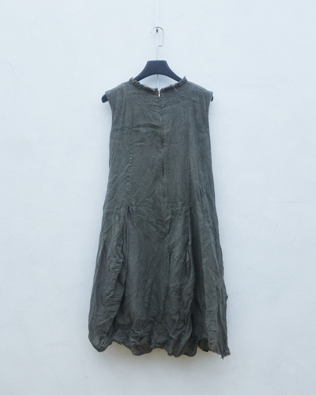 25SS HAND WOVEN RAW STRAPPING MIDI DRESS