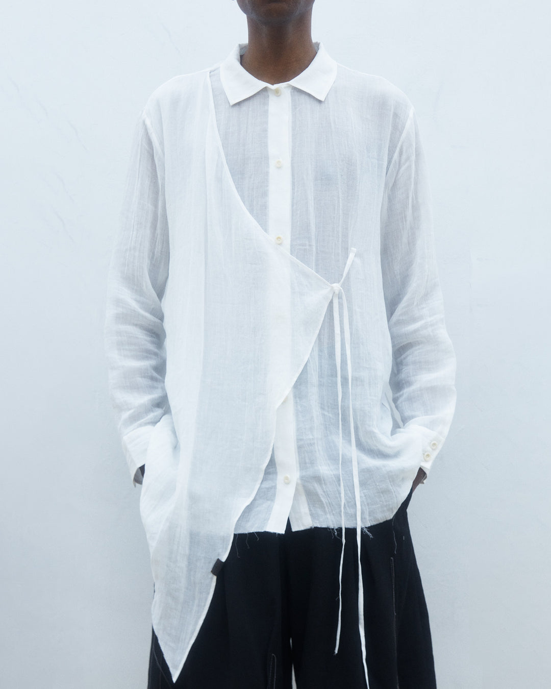 25SS ASYMMETRICAL SHIRT