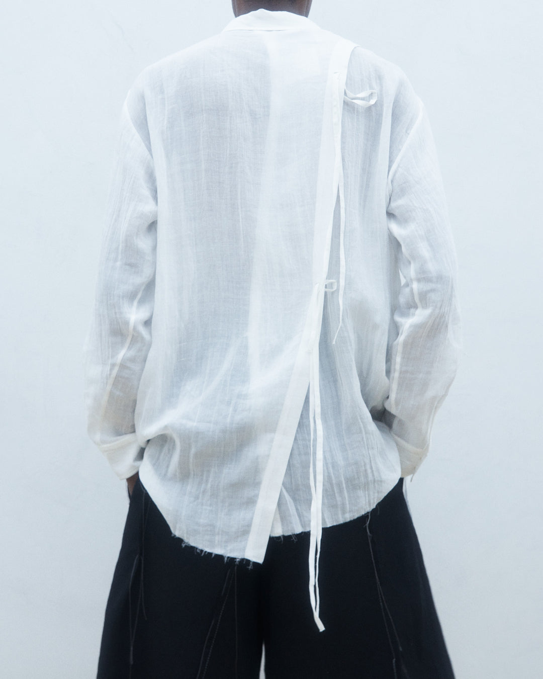 25SS ASYMMETRICAL SHIRT