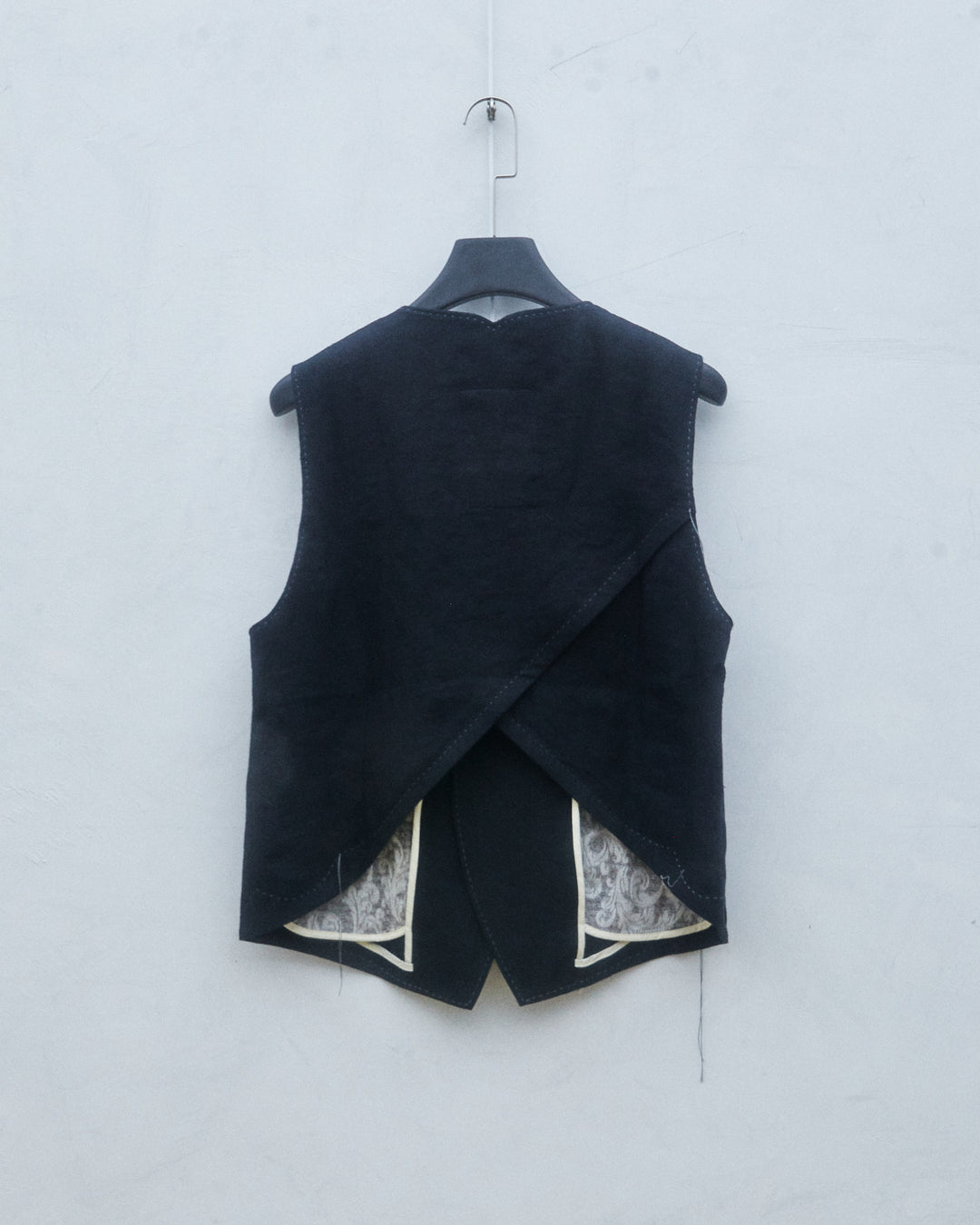 25SS E DOUBLE BREASTED WAISTCOAT