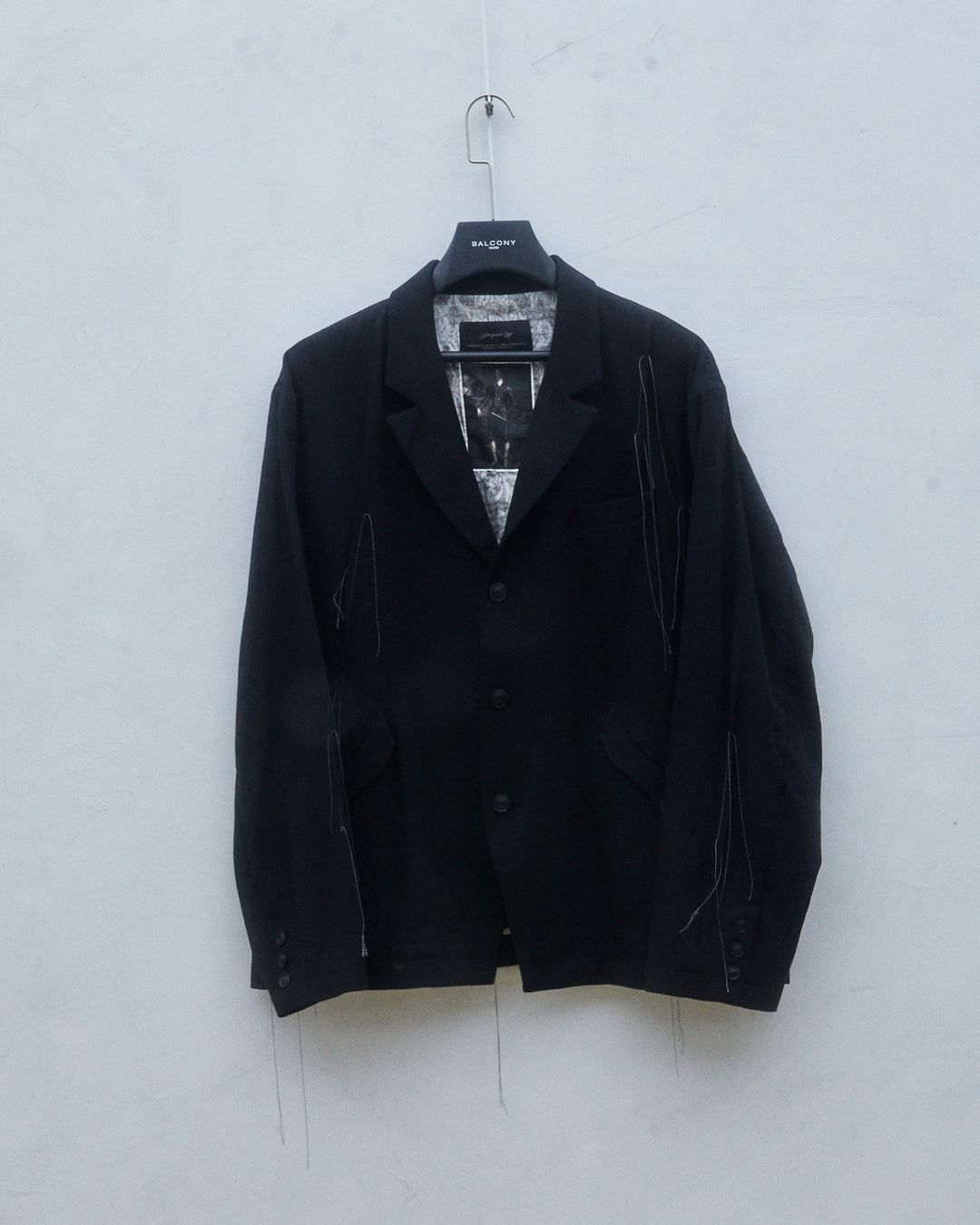 25SS GATHERED BLAZER