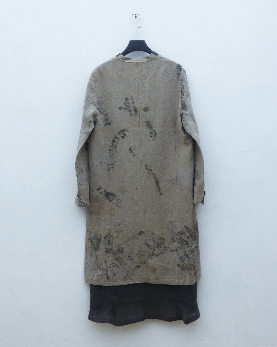 25SS SINGLE BREASTED ECO HEMP COAT