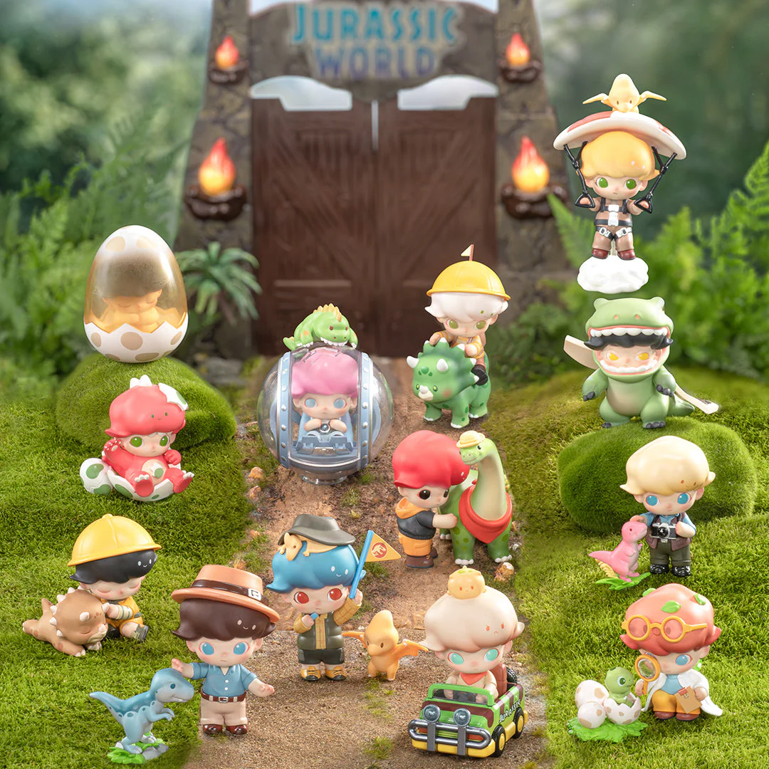 貴重‼️ 美品　POPMART DIMOO× JURASSICWORLD コラボ POP MART Dimoo Jurassic World Series Blind Box
