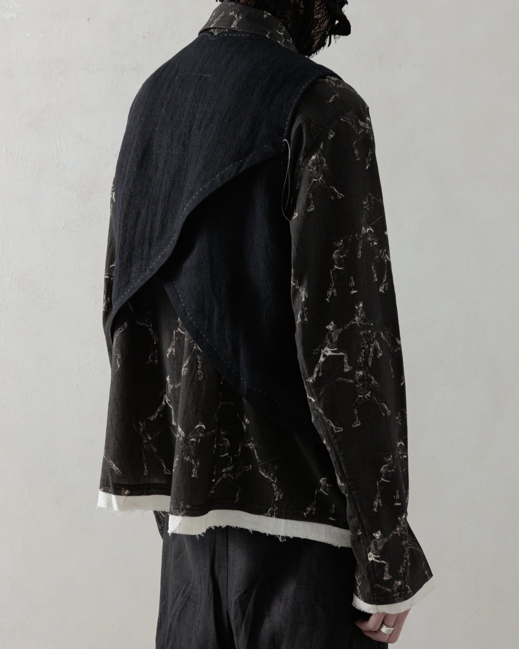 25SS E DOUBLE BREASTED WAISTCOAT