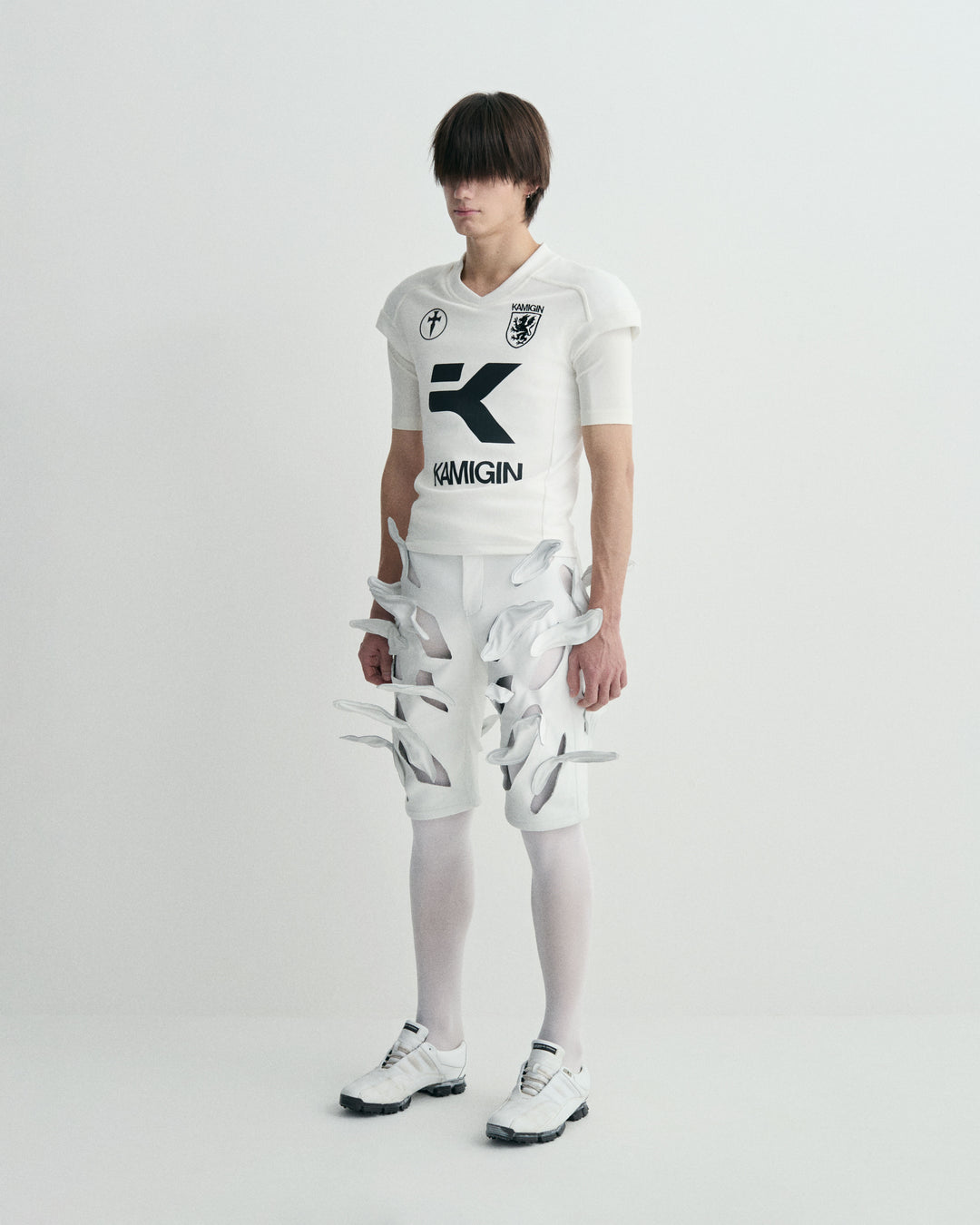 Leather Fragment Pants