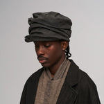 Brown layered hat
