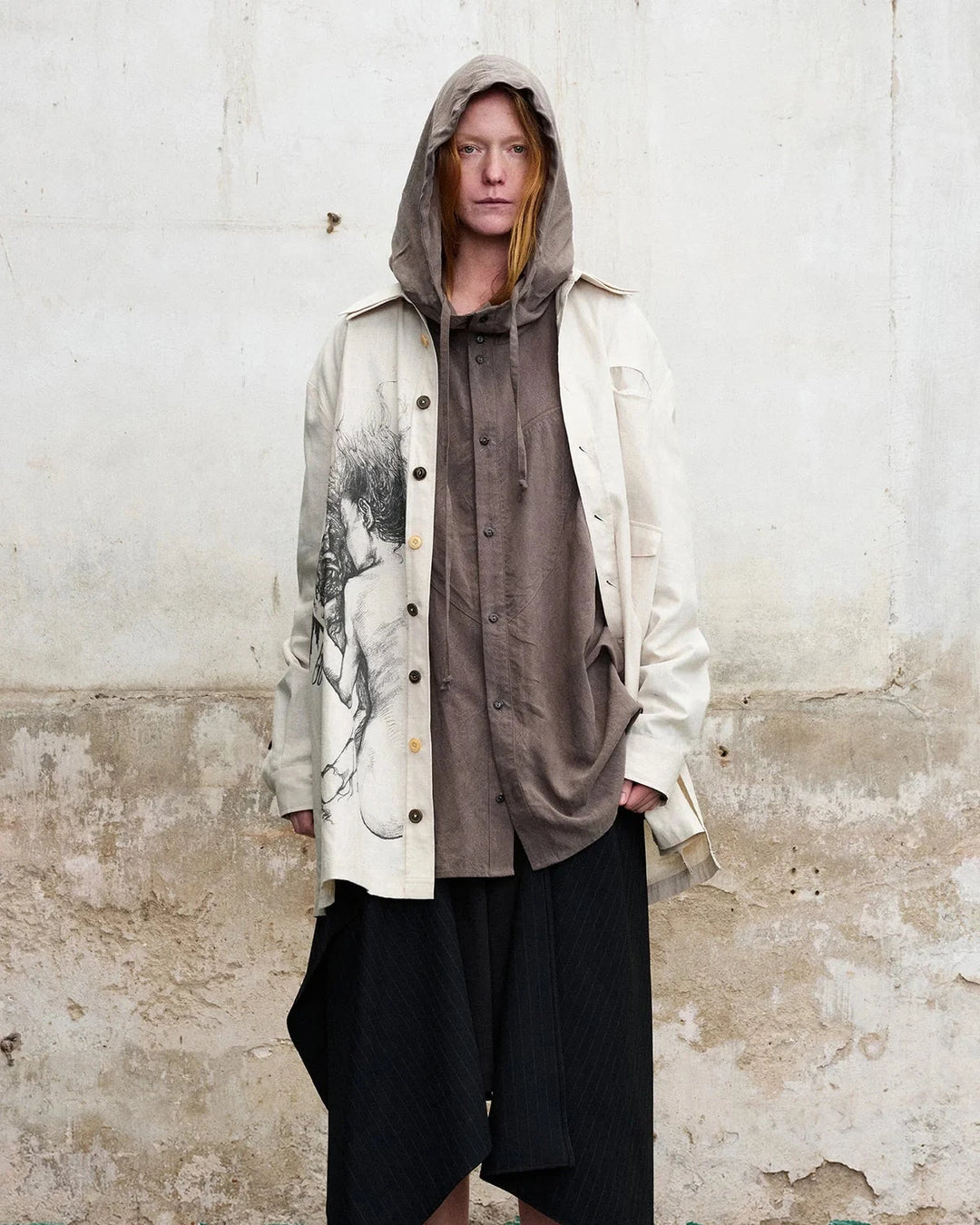 Double Shadow Shirt (Off-White)