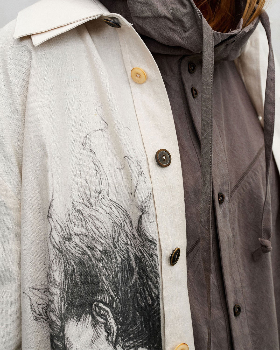 Double Shadow Shirt (Off-White)