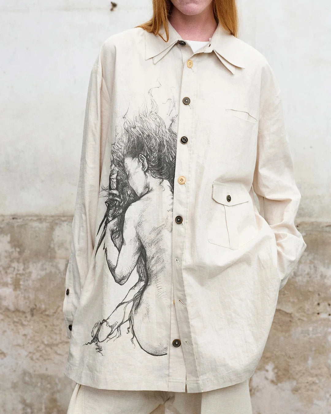 Double Shadow Shirt (Off-White)