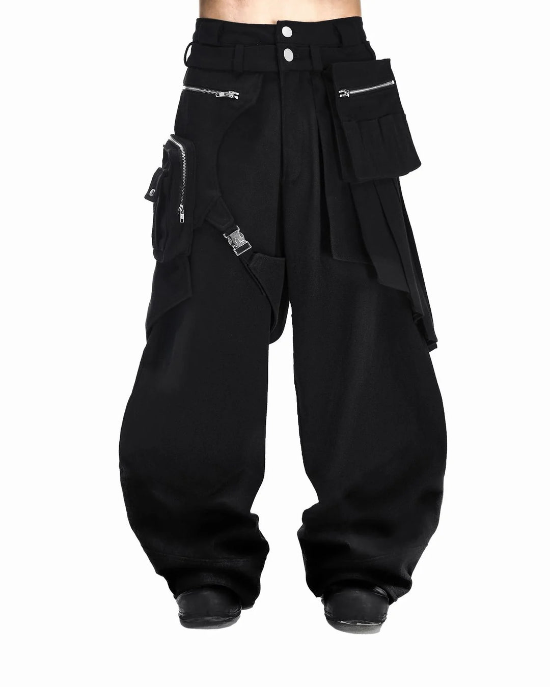 ACX'GEAR LAYERED SKIRT PANTS (Plus ver. / Black)