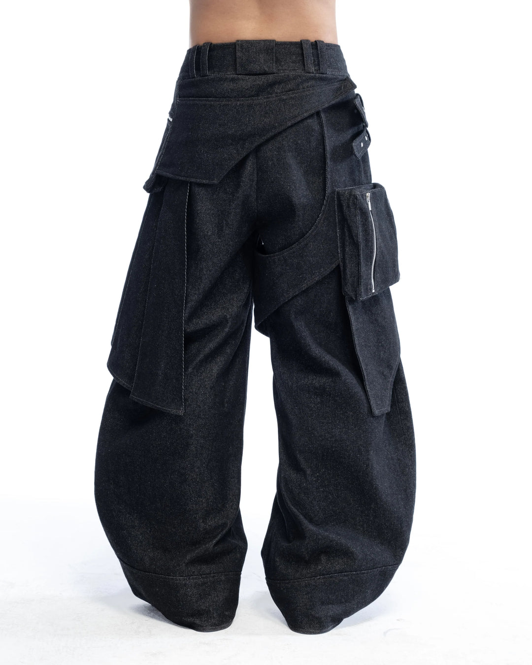 ACX'GEAR LAYERED SKIRT PANTS (Plus ver. / Black)