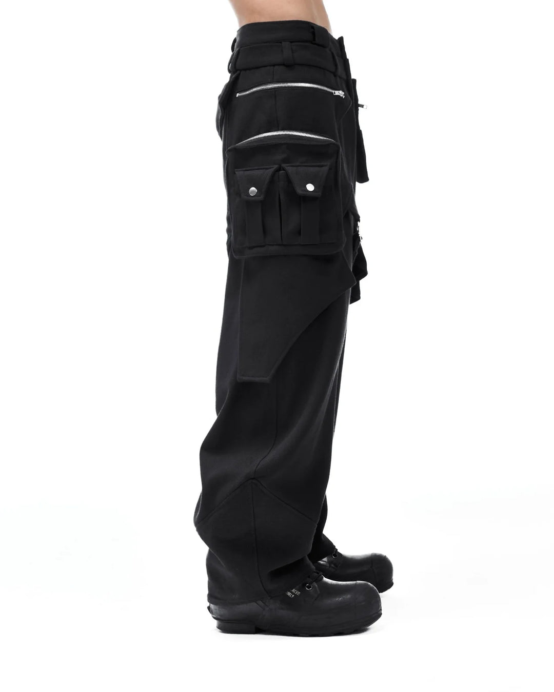 ACX'GEAR LAYERED SKIRT PANTS (Plus ver. / Black)