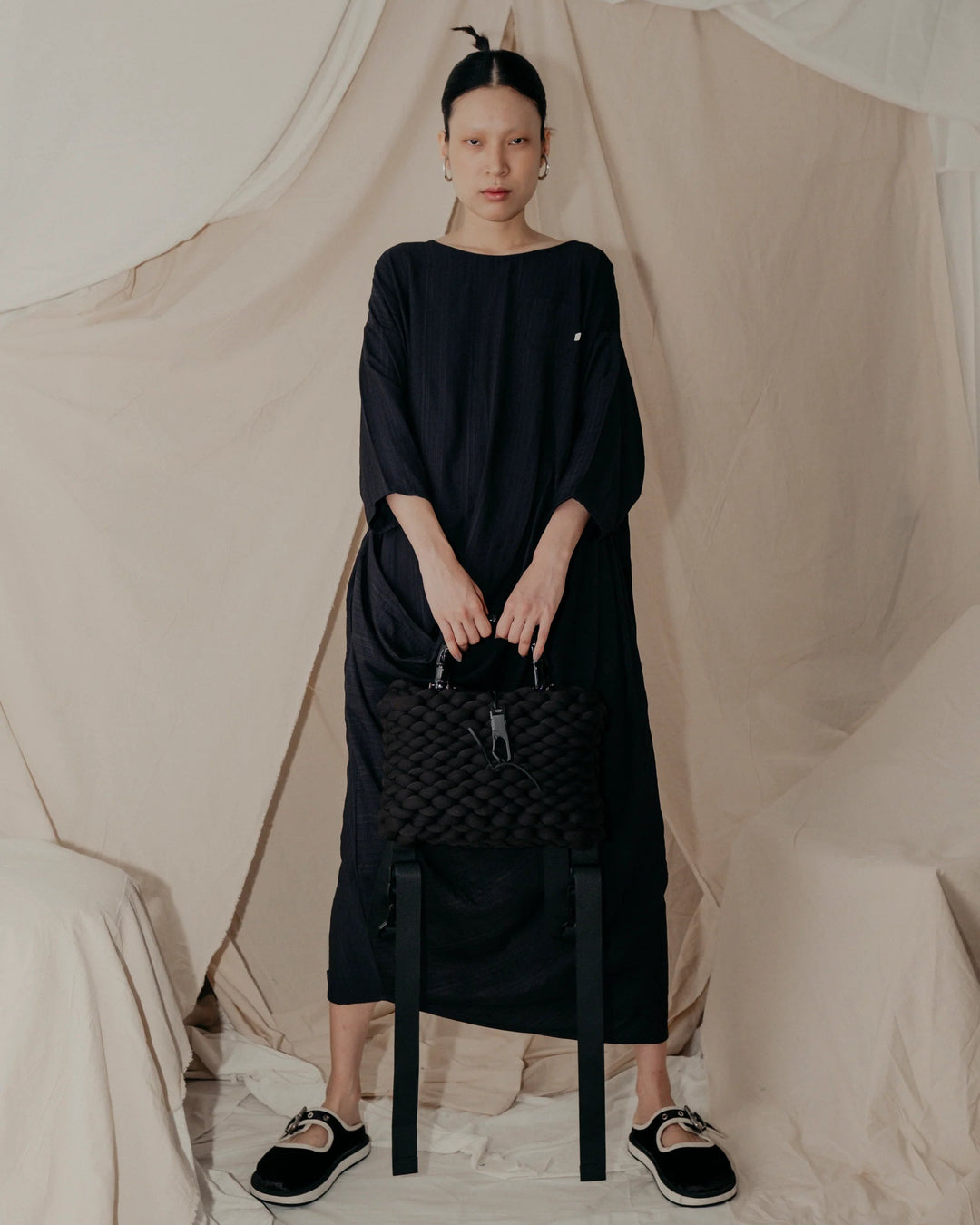 Alms Bowl Dress - Black