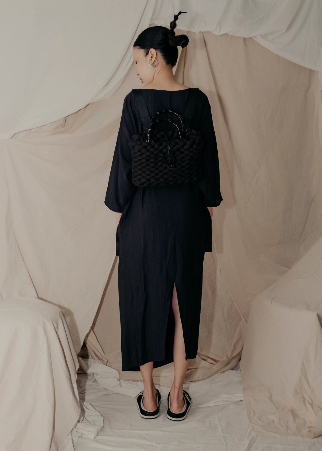 Alms Bowl Dress - Black