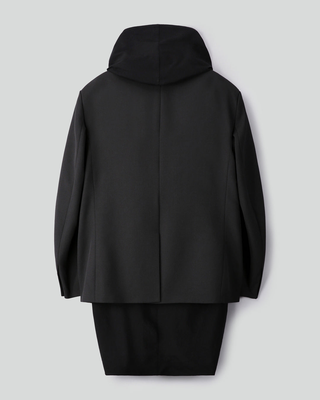 Layered Hoodie Jacket
